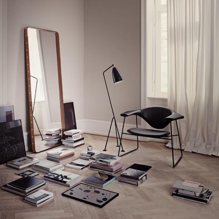 Espejo Adnet Rectangulaire, Brown, large GUBI