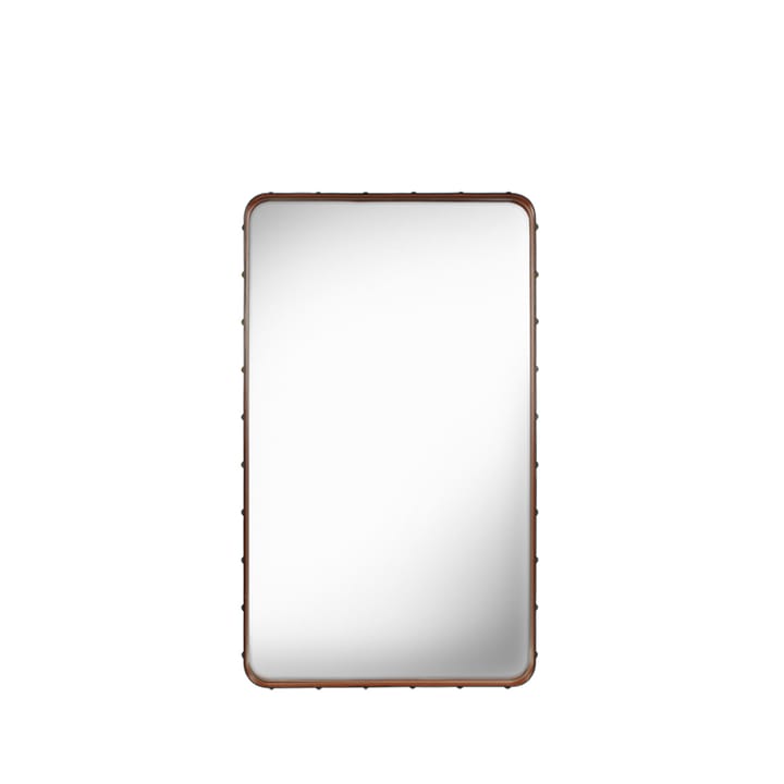 Espejo Adnet Rectangulaire - Brown, medium - GUBI