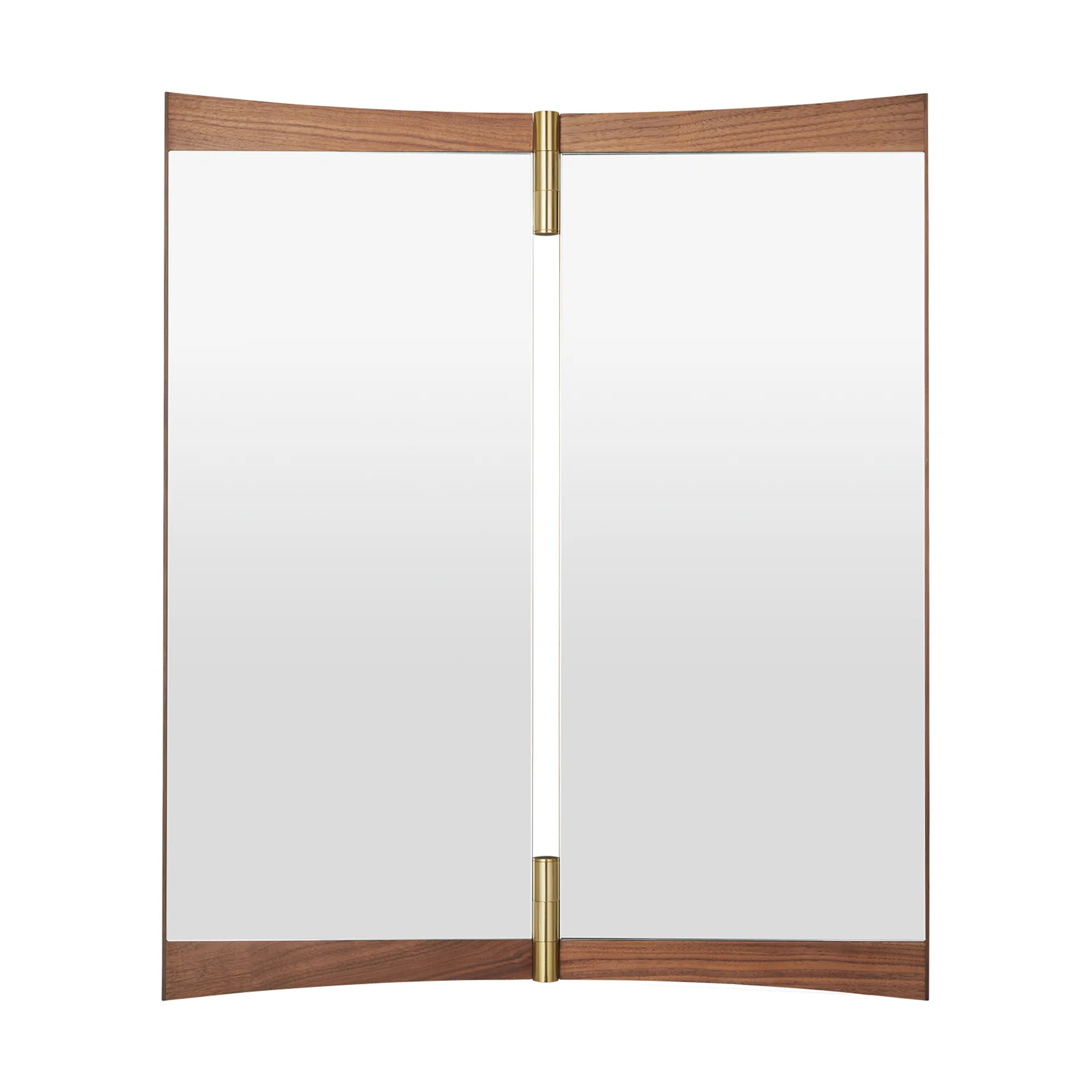 Espejo Vanity 2, Nogal-latón GUBI
