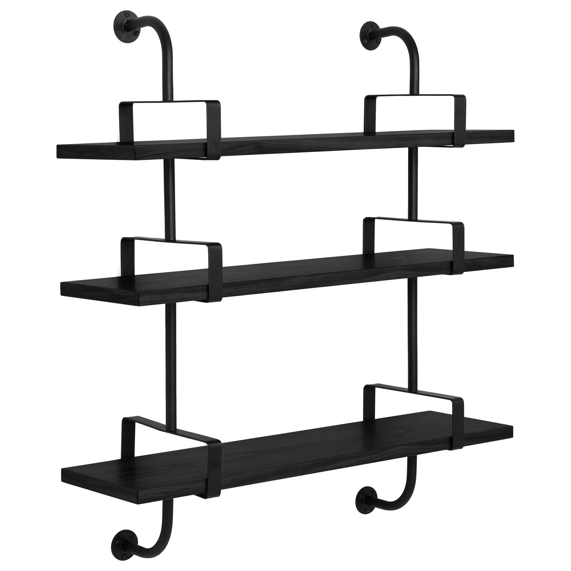Estantería Démon 3 baldas 95 cm, Black stained ash GUBI