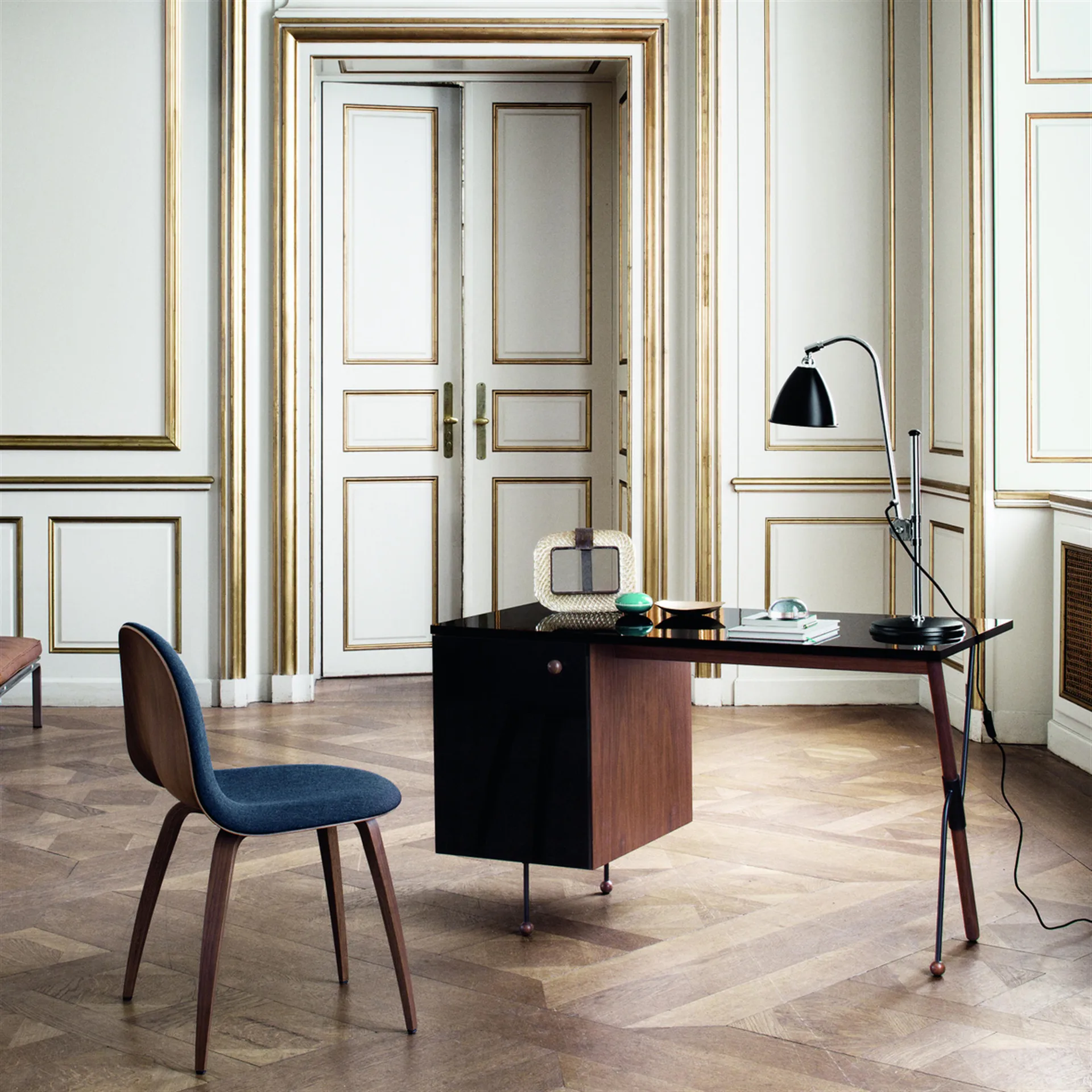 Flexo Bestlite BL1, negro-cromo GUBI