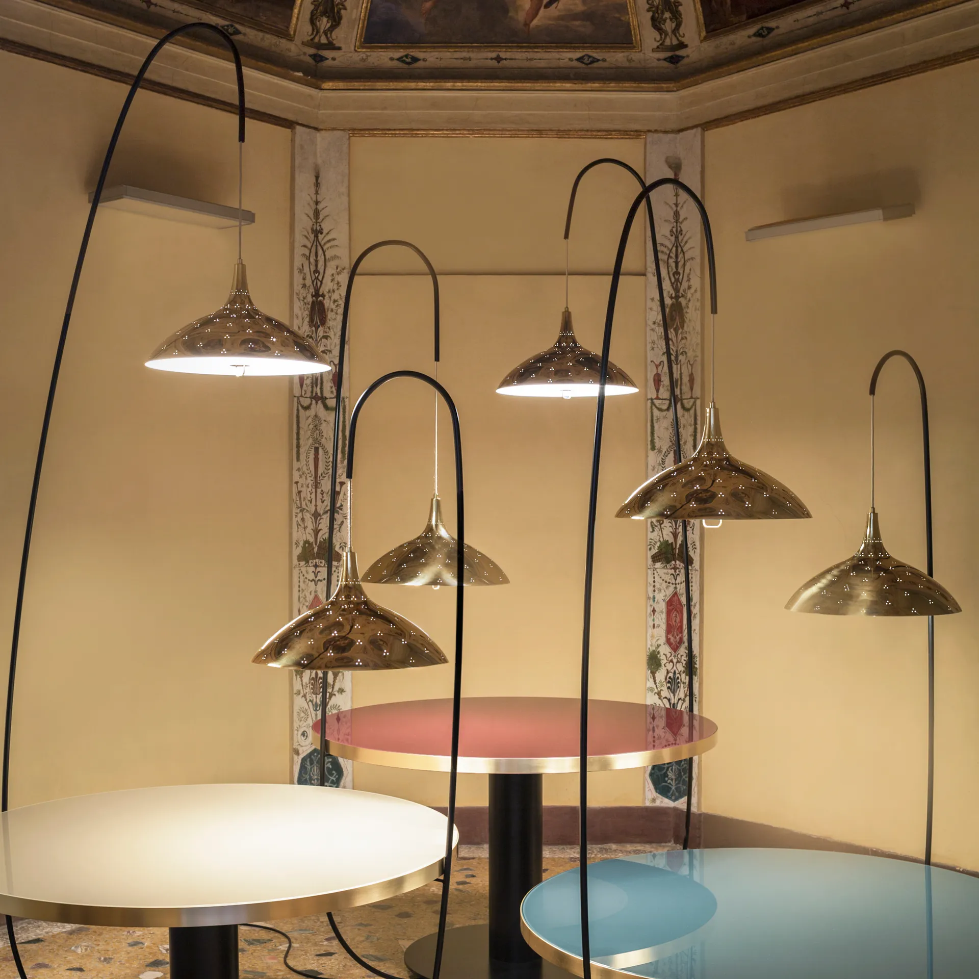 Lámpara colgante 1965 , Brass GUBI