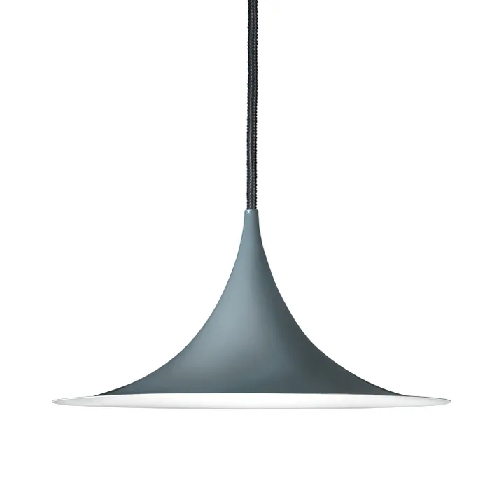 Lámpara colgante Semi Ø47 cm - Antracite grey glossy - GUBI
