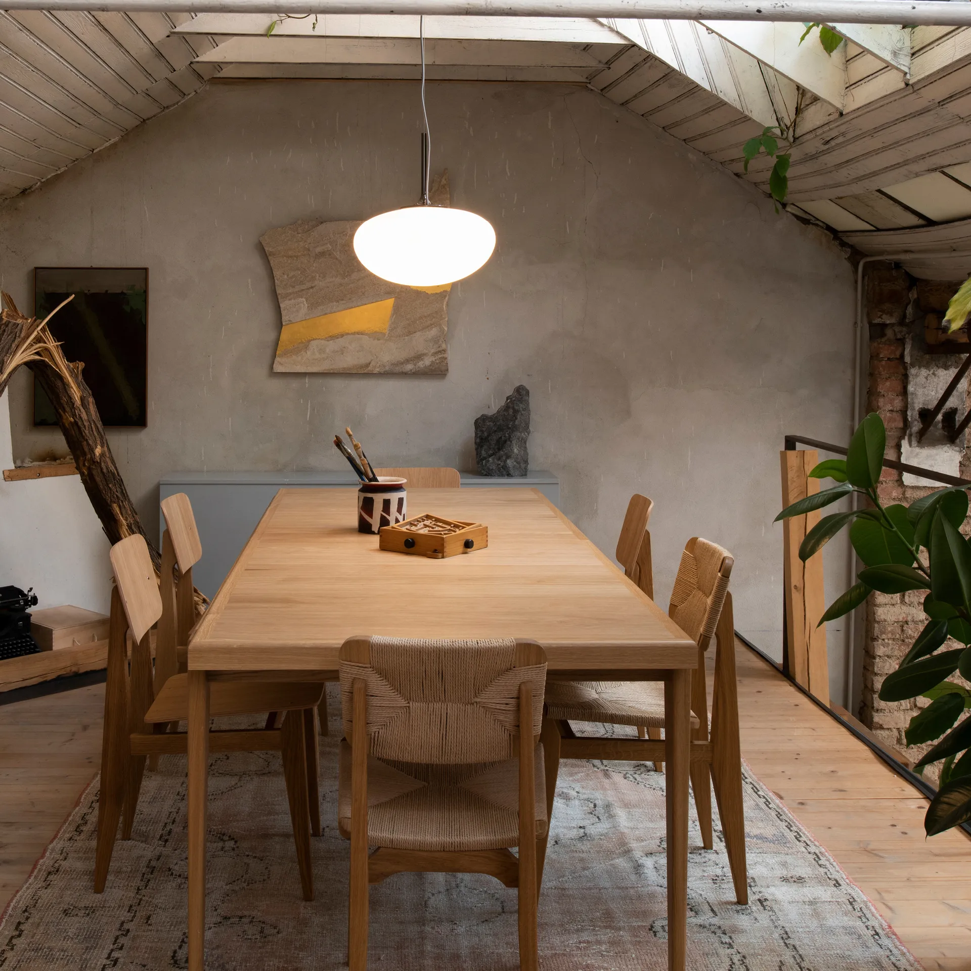 Lámpara colgante Stemlite Ø38 cm, Black Chrome GUBI