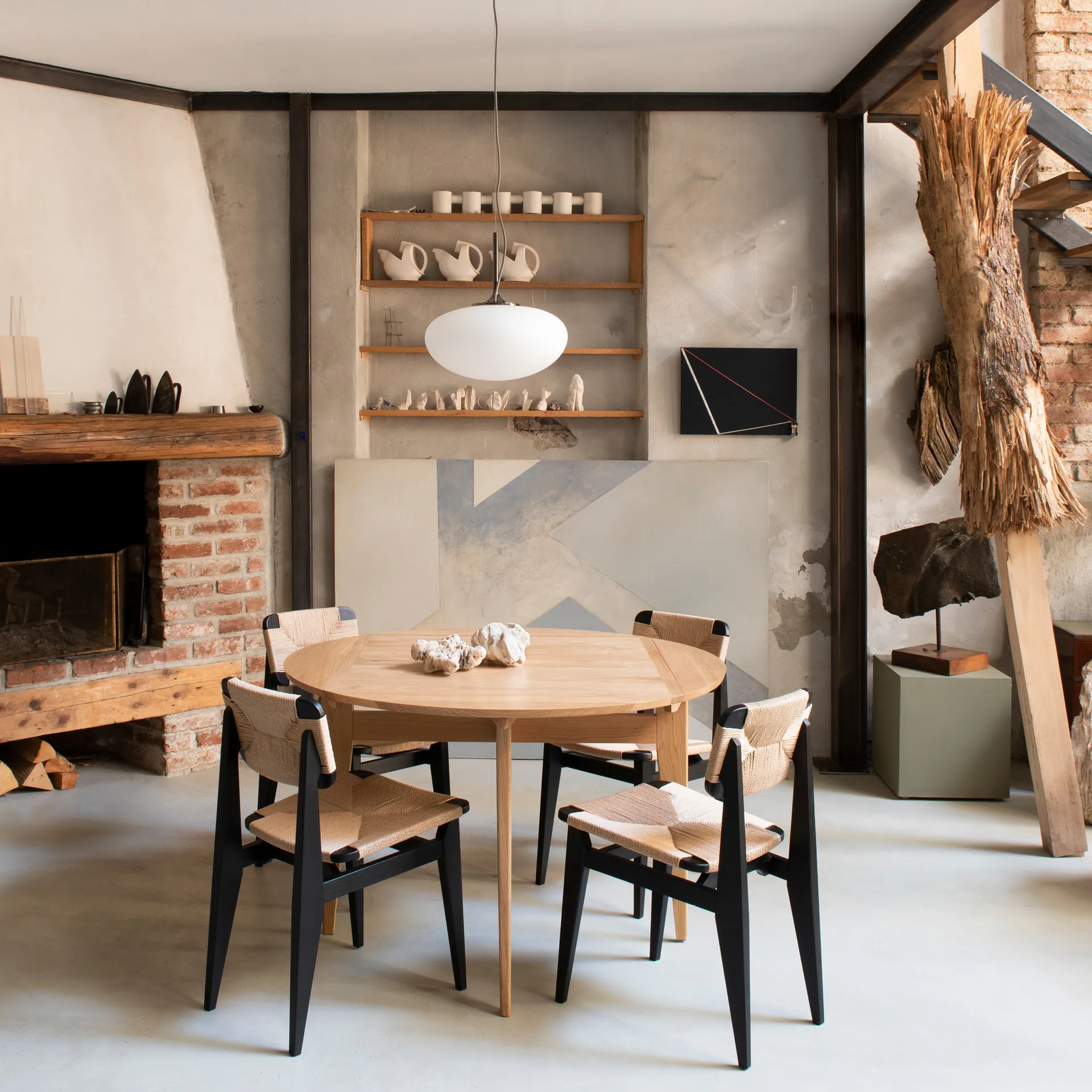 Lámpara colgante Stemlite Ø38 cm, Black Chrome GUBI