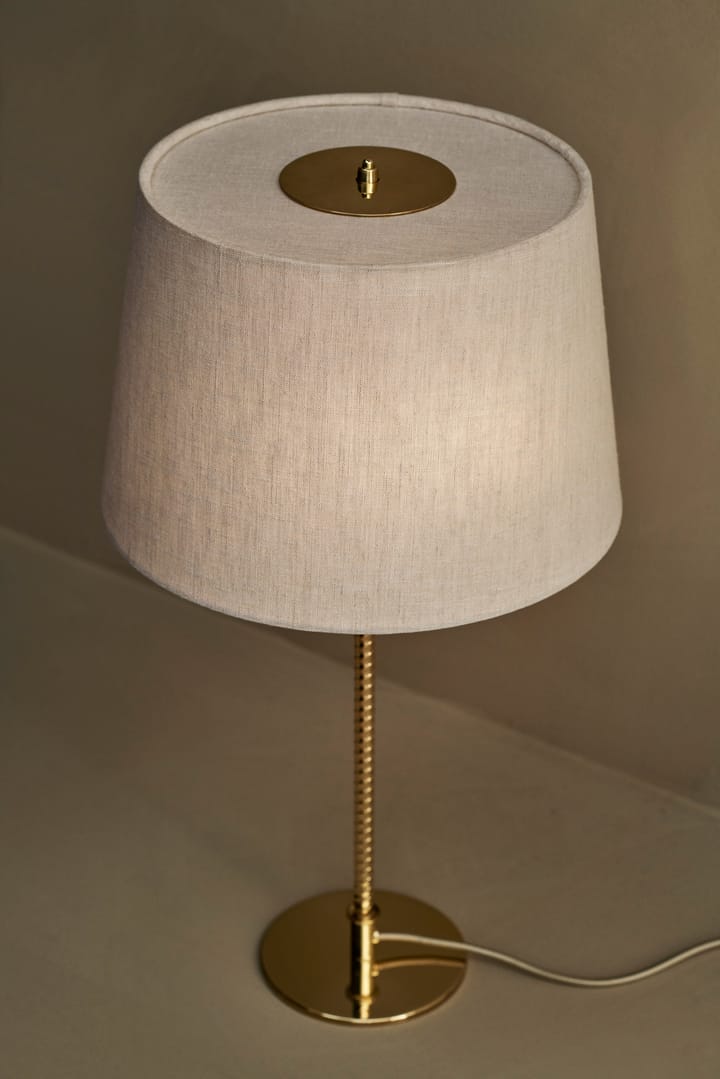 Lámpara de mesa 9205, Lona de tela-latón GUBI