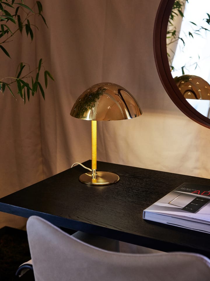 Lámpara de mesa 9209, Latón-ratán GUBI