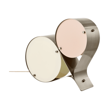 Lámpara de mesa Coppia - Ivory & blush - GUBI
