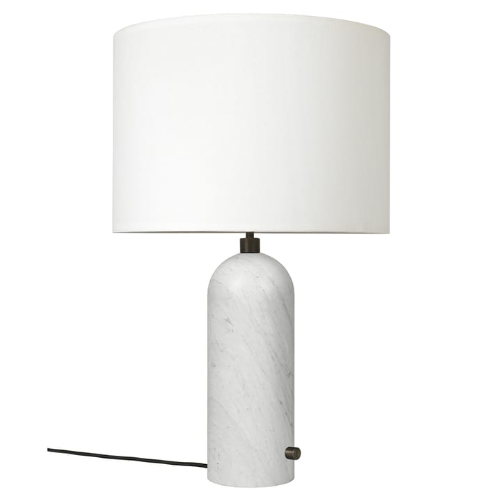 Lámpara de mesa Gravity L - mármol blanco-blanco - Gubi
