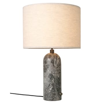 Lámpara de mesa Gravity L - mármol gris-tejido - GUBI