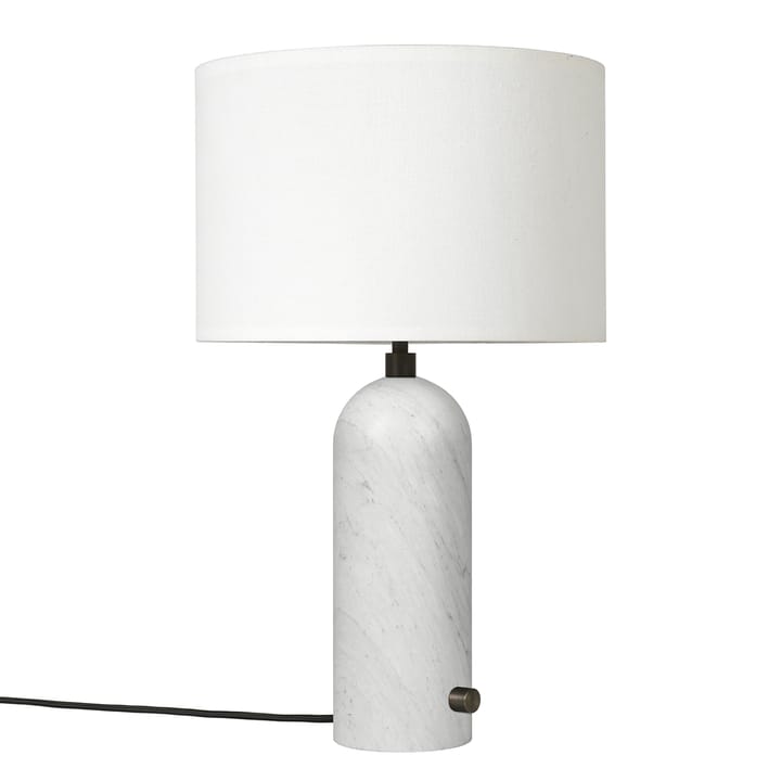 Lámpara de mesa Gravity S - mármol blanco-blanco - Gubi