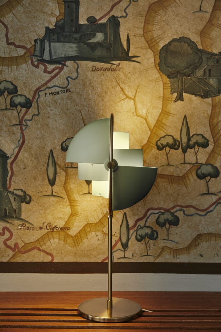 Lámpara de mesa Multi-Lite, Brass-desert sage GUBI