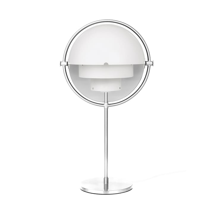 Lámpara de mesa Multi-Lite - cromo-blanco - Gubi