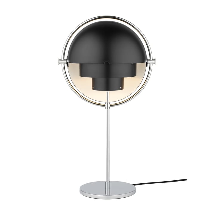 Lámpara de mesa Multi-Lite, cromo-negro GUBI