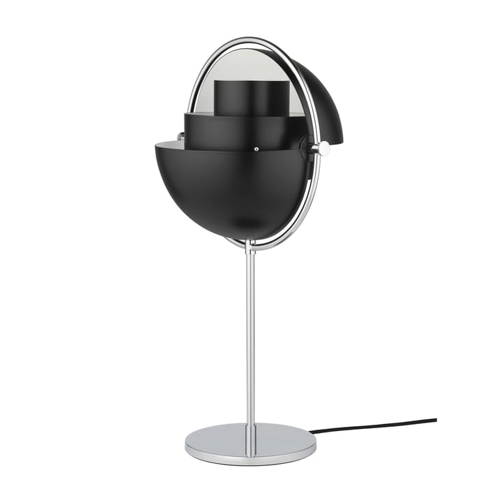 Lámpara de mesa Multi-Lite, cromo-negro GUBI