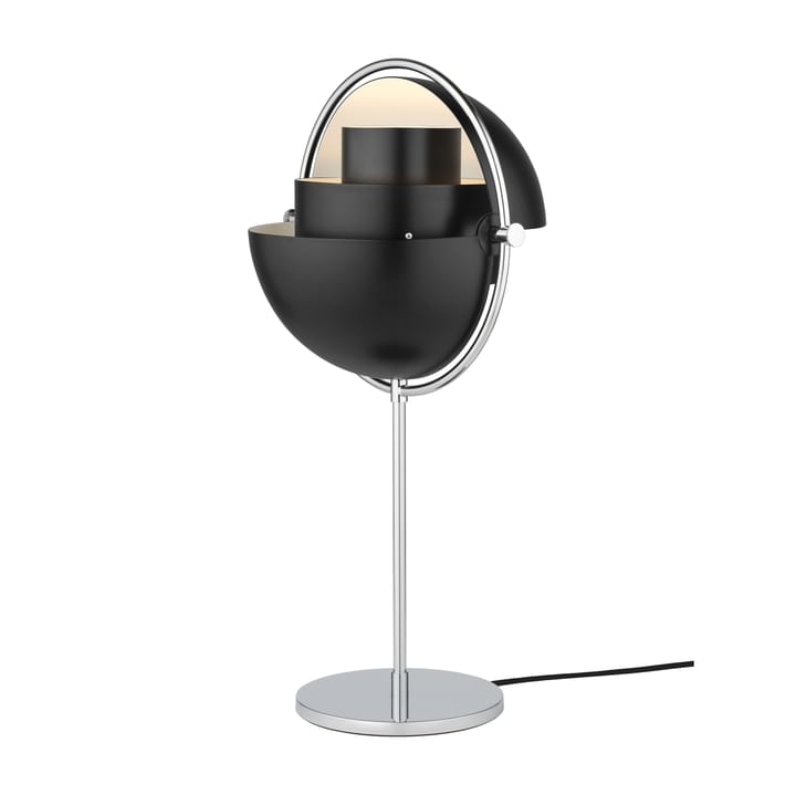 Lámpara de mesa Multi-Lite, cromo-negro GUBI