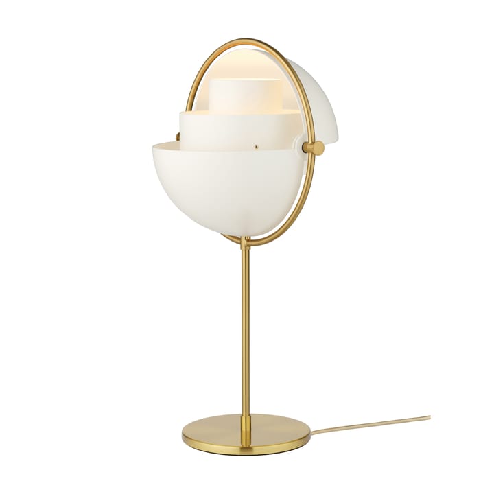 Lámpara de mesa Multi-Lite - latón-blanco - GUBI
