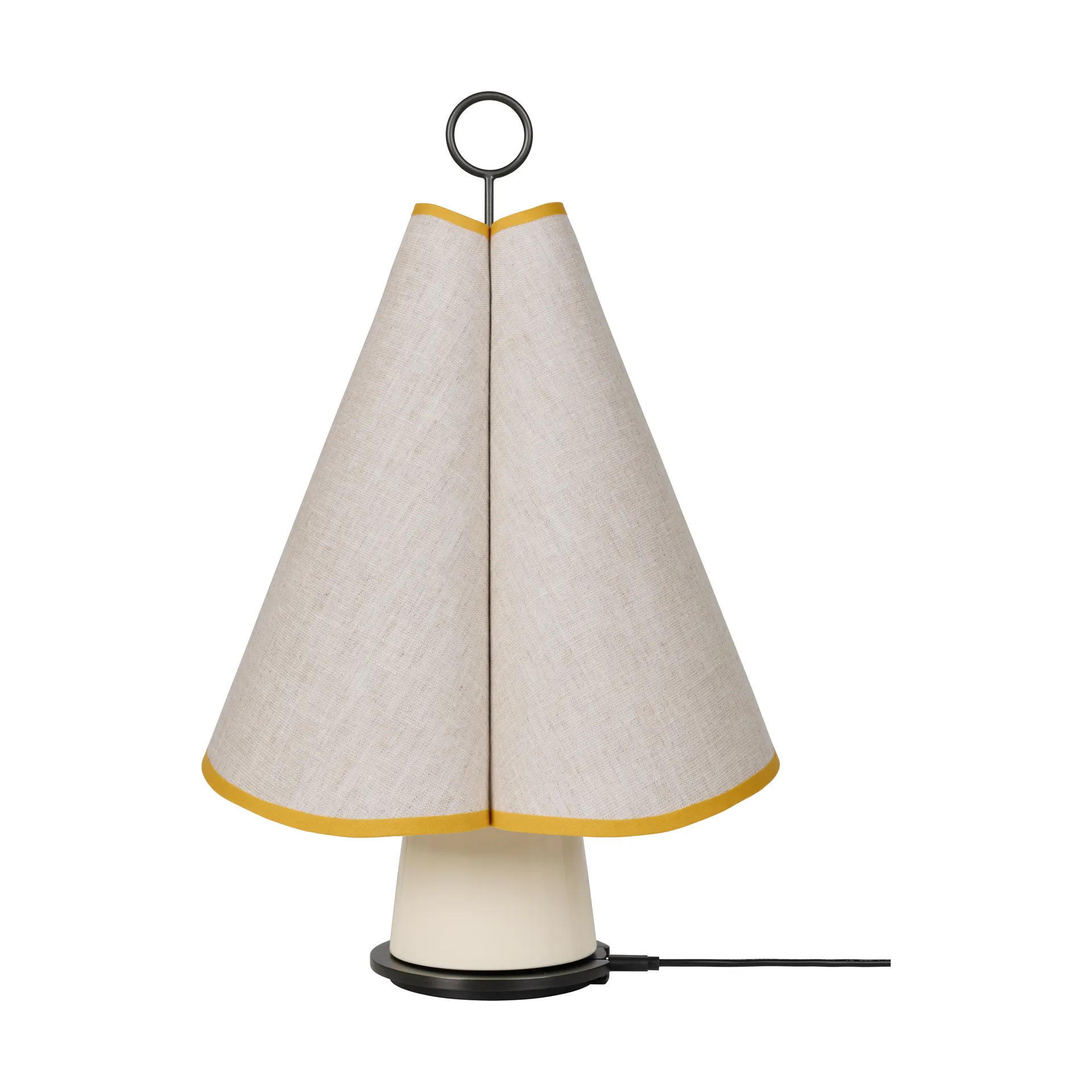 Lámpara de mesa portátil Hornbæk, Poppy yellow GUBI