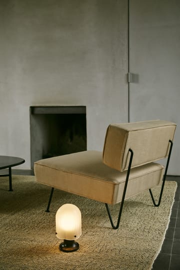 Lámpara de mesa Seine Portable Lamp - Antique brass-white - GUBI