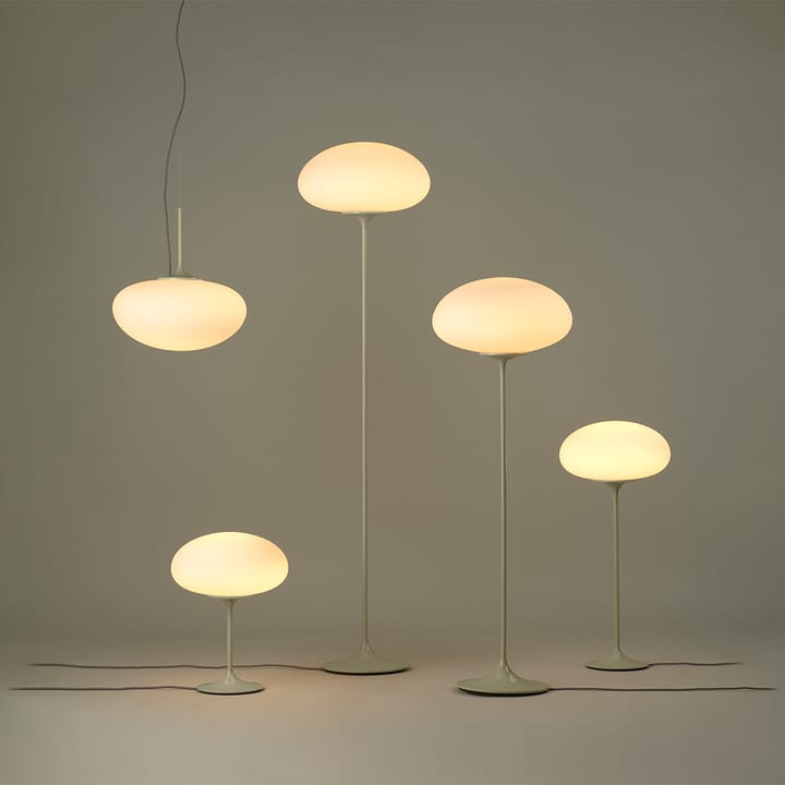 Lámpara de mesa Stemlite - Pebble grey, altura 42 cm - GUBI