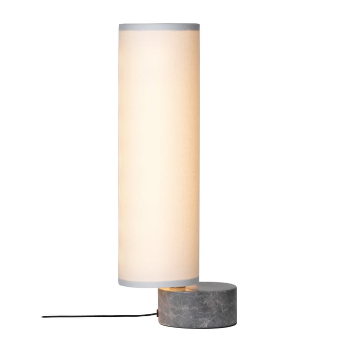 Lámpara de mesa Unbound, Blanco-mármol gris GUBI