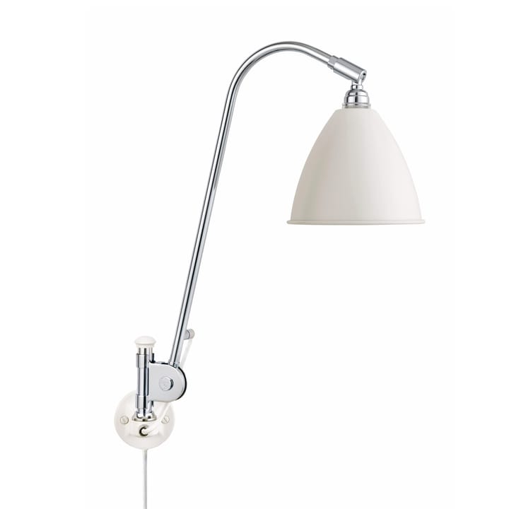 Lámpara de pared Bestlite BL6 - blanco mate-cromo - GUBI