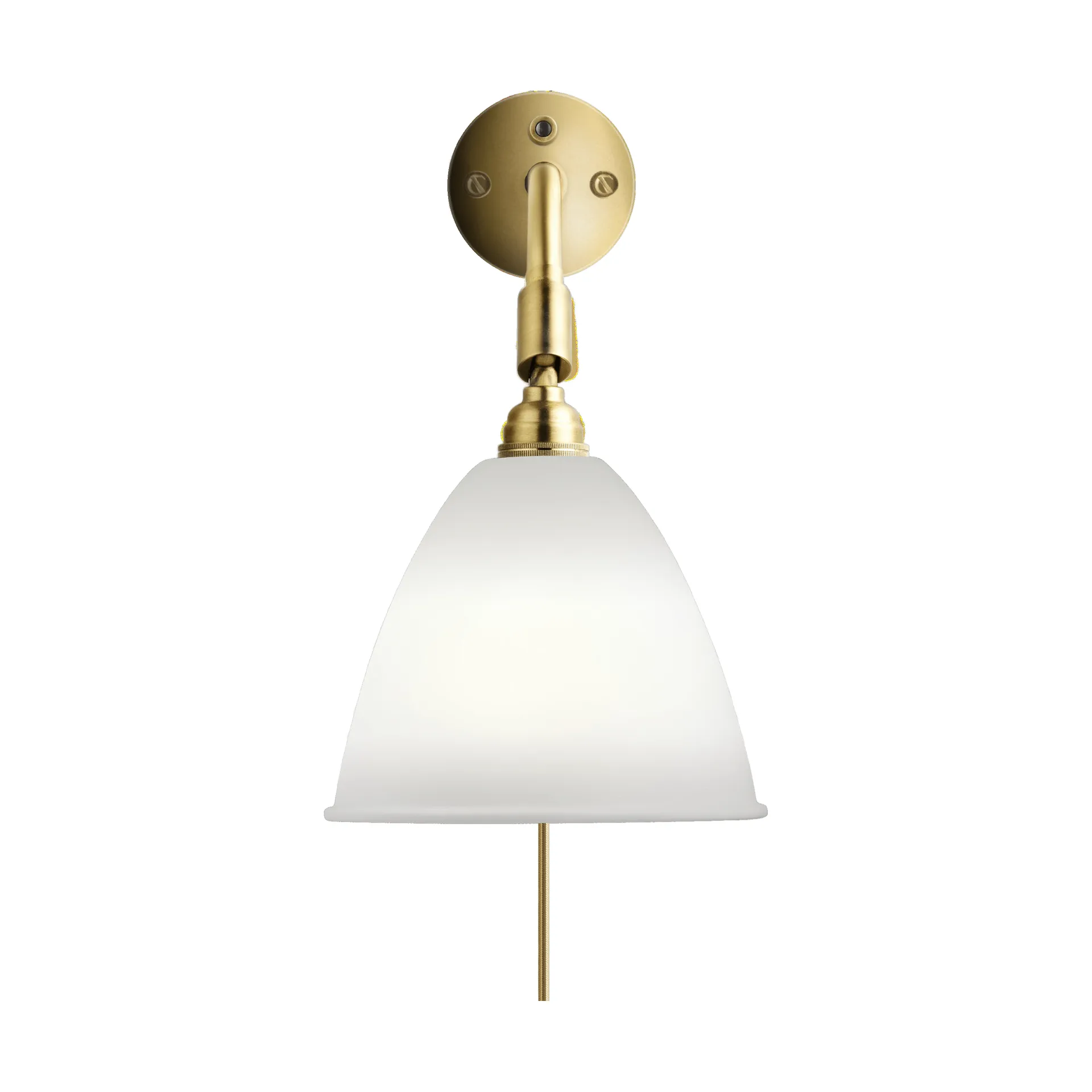 Lámpara de pared Bestlite BL7, bone china-latón GUBI