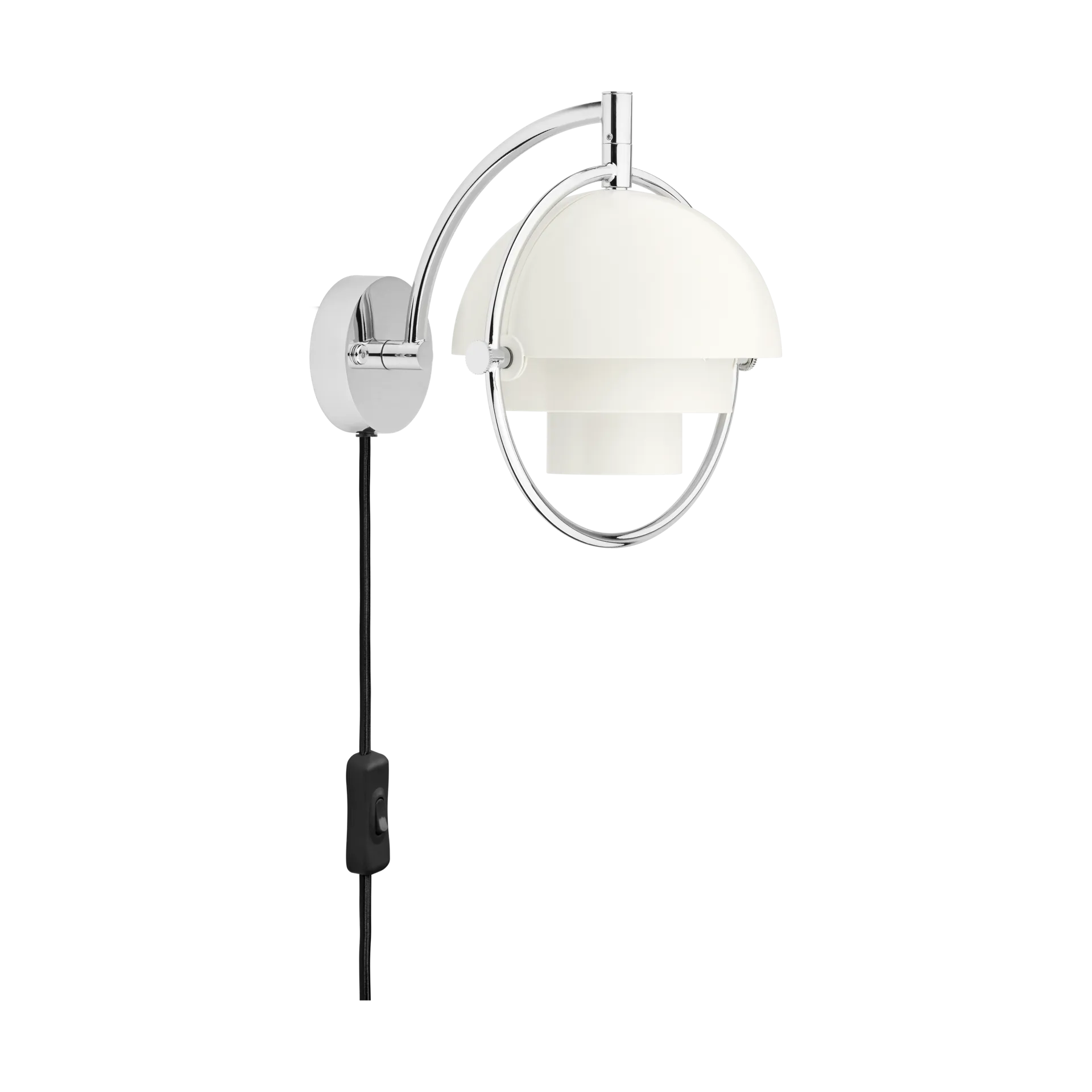 Lámpara de pared Multi-Lite, Blanco-cromo GUBI