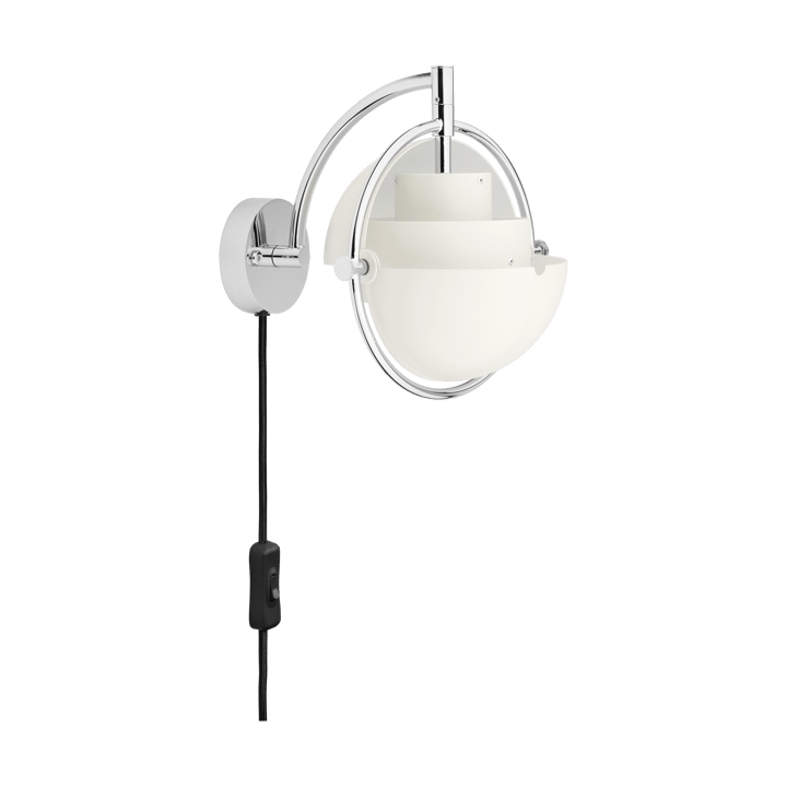 Lámpara de pared Multi-Lite, Blanco-cromo GUBI