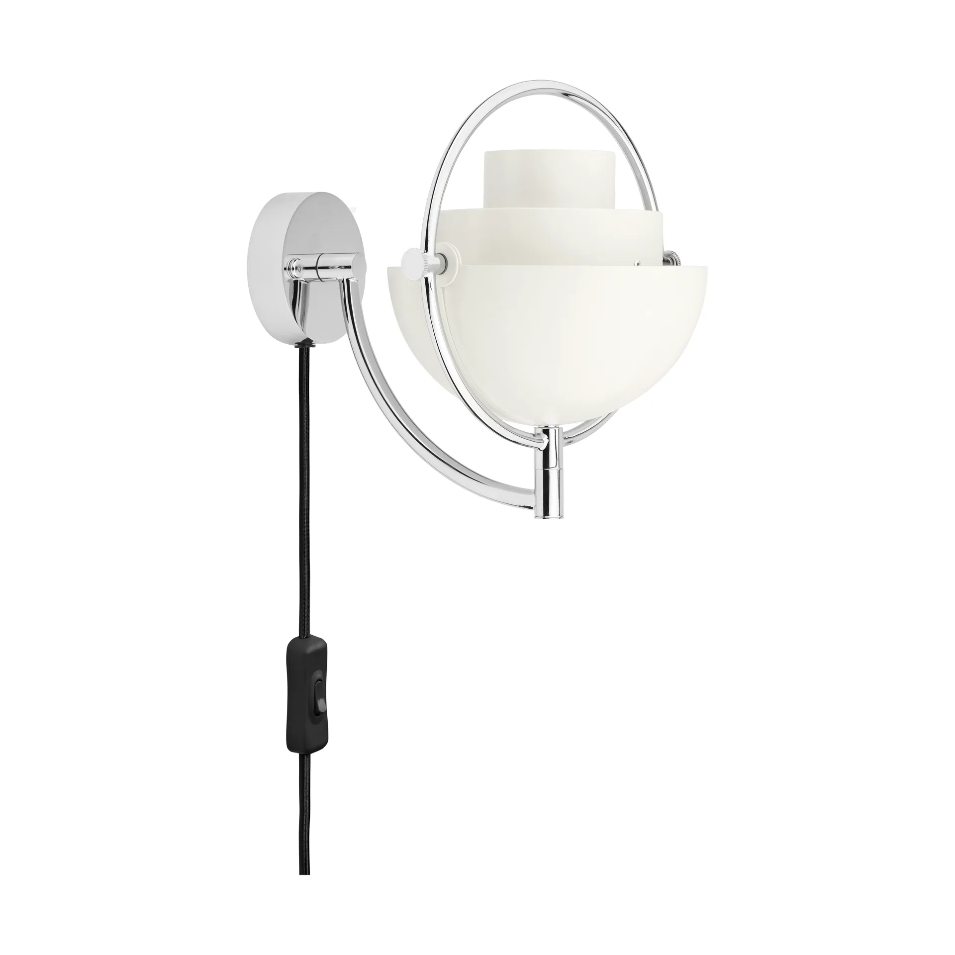 Lámpara de pared Multi-Lite, Blanco-cromo GUBI