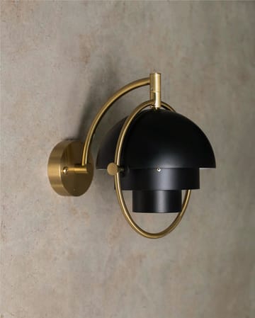 Lámpara de pared Multi-Lite - Negro- latón - GUBI