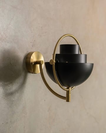 Lámpara de pared Multi-Lite - Negro- latón - GUBI