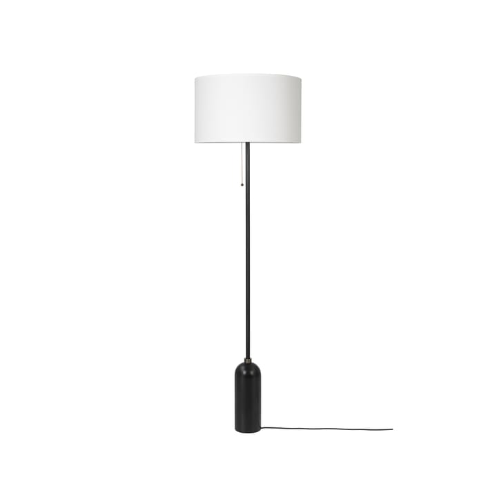 Lámpara de pie Gravity - Acero negro/blanco - GUBI