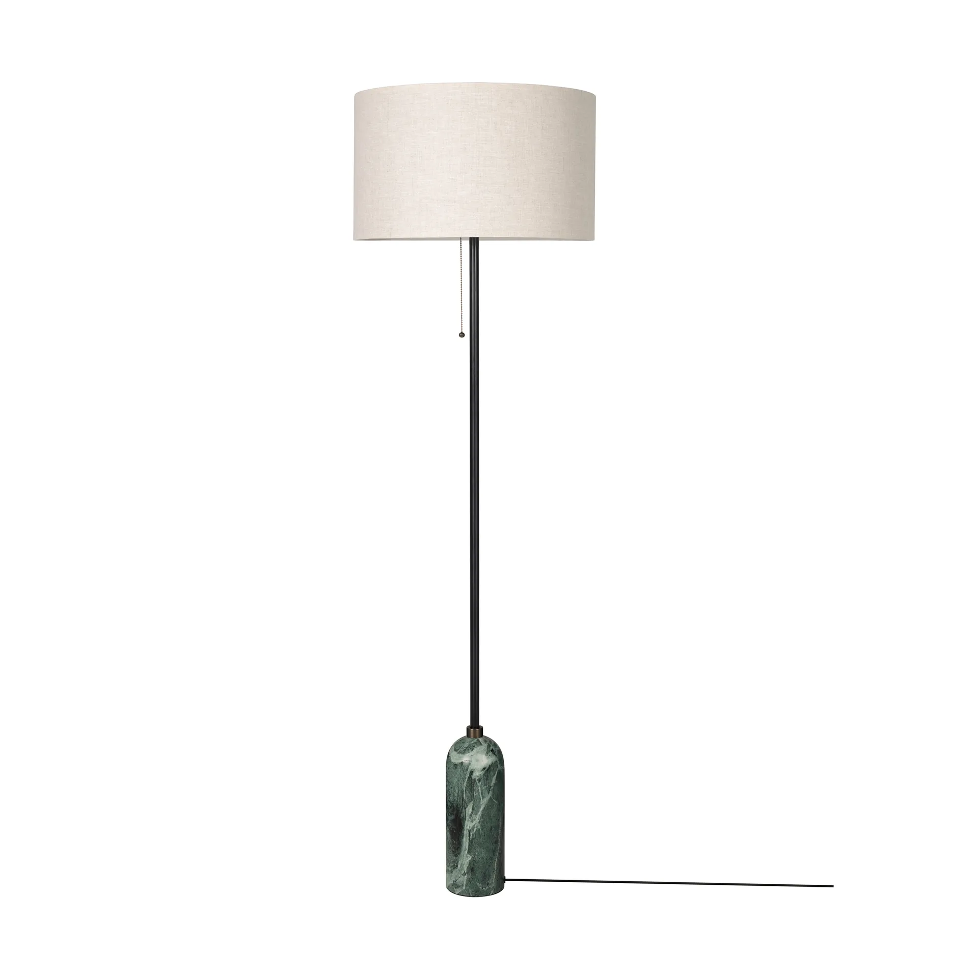 Lámpara de pie Gravity, Emerald marble-canvas GUBI