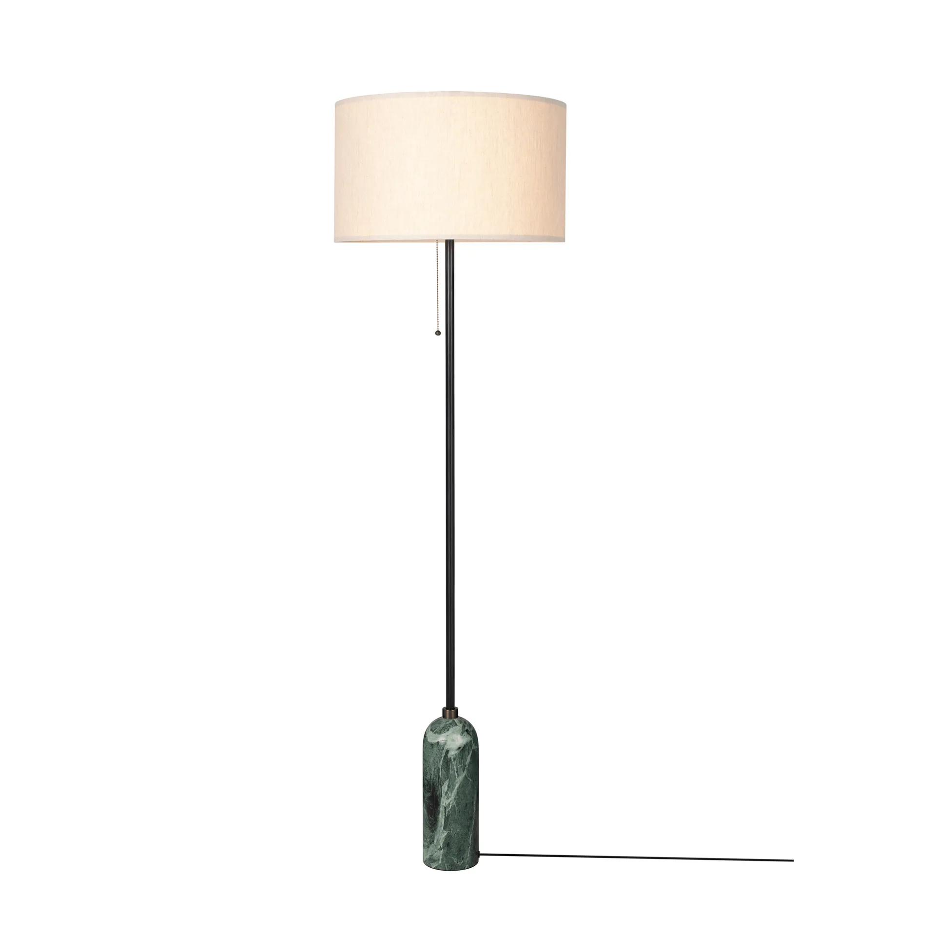 Lámpara de pie Gravity, Emerald marble-canvas GUBI