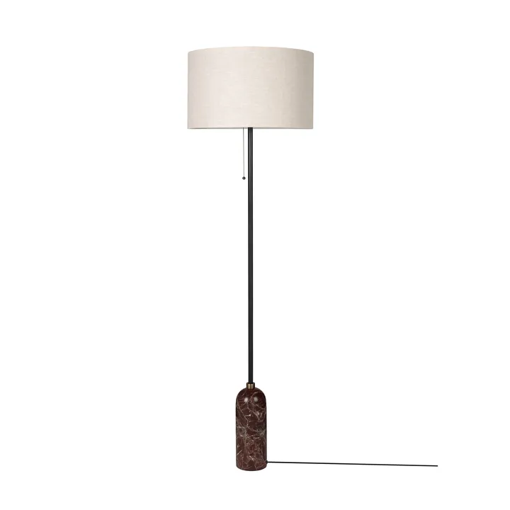 Lámpara de pie Gravity - Maroon marble-canvas - GUBI