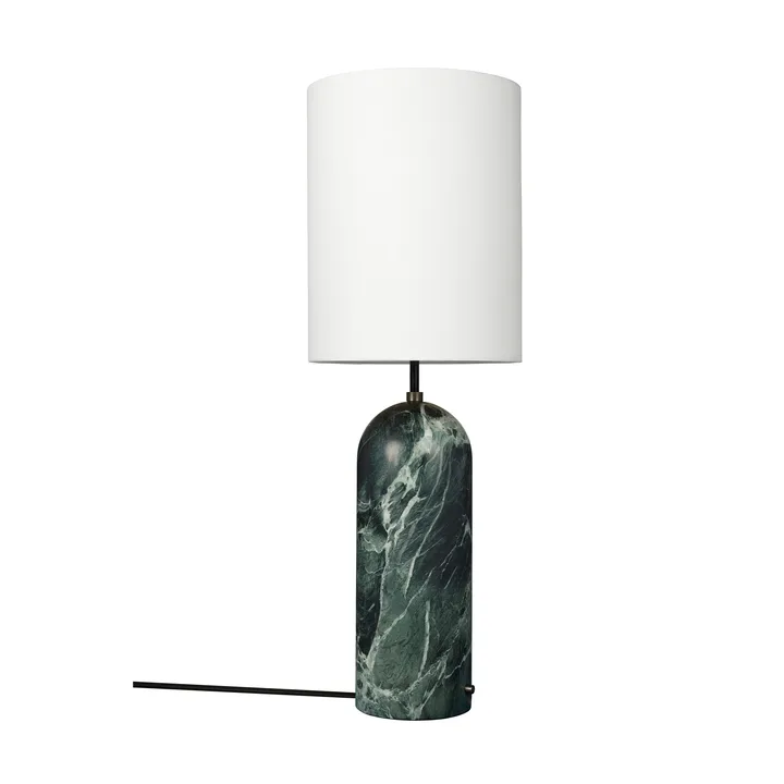 Lámpara de pie Gravity XL - Emerald marble-white - GUBI