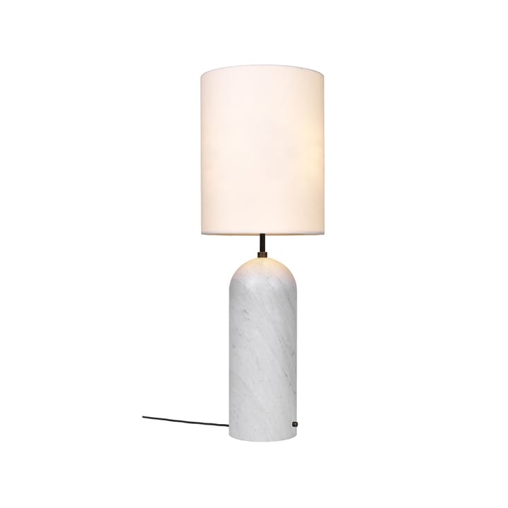 Lámpara de pie Gravity XL - Mármol blanco/blanco, high - GUBI