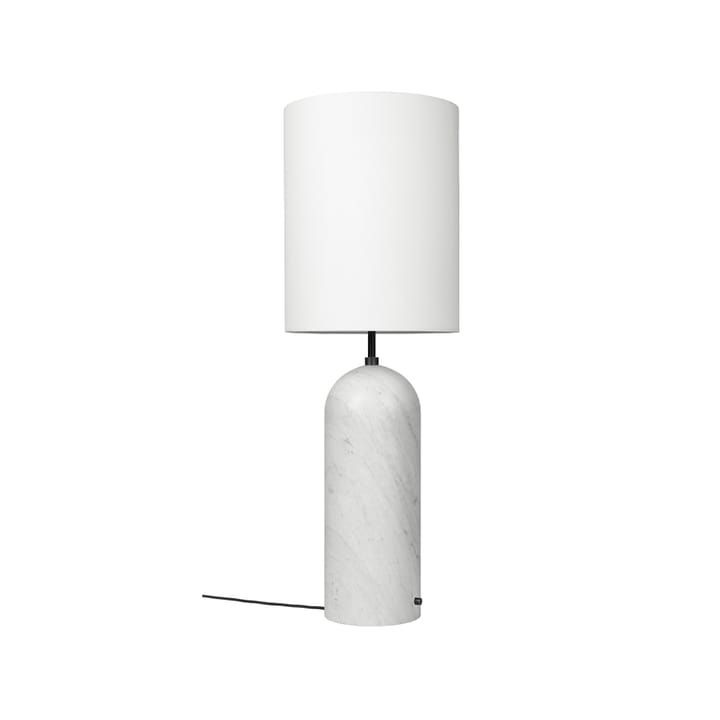 Lámpara de pie Gravity XL - Mármol blanco/blanco, high - GUBI
