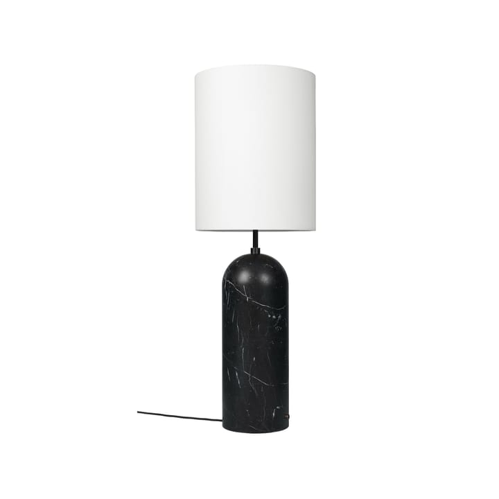 Lámpara de pie Gravity XL - Mármol negro/blanco, high - GUBI