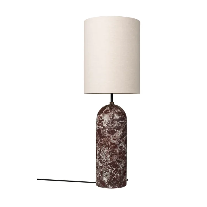 Lámpara de pie Gravity XL - Maroon marble-canvas - GUBI