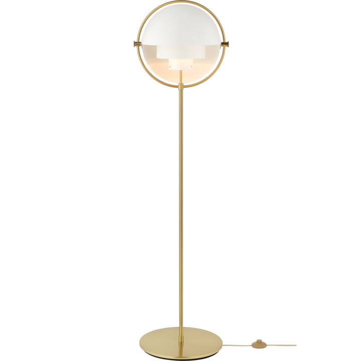 Lámpara de pie Multi-Lite , Latón-blanco GUBI