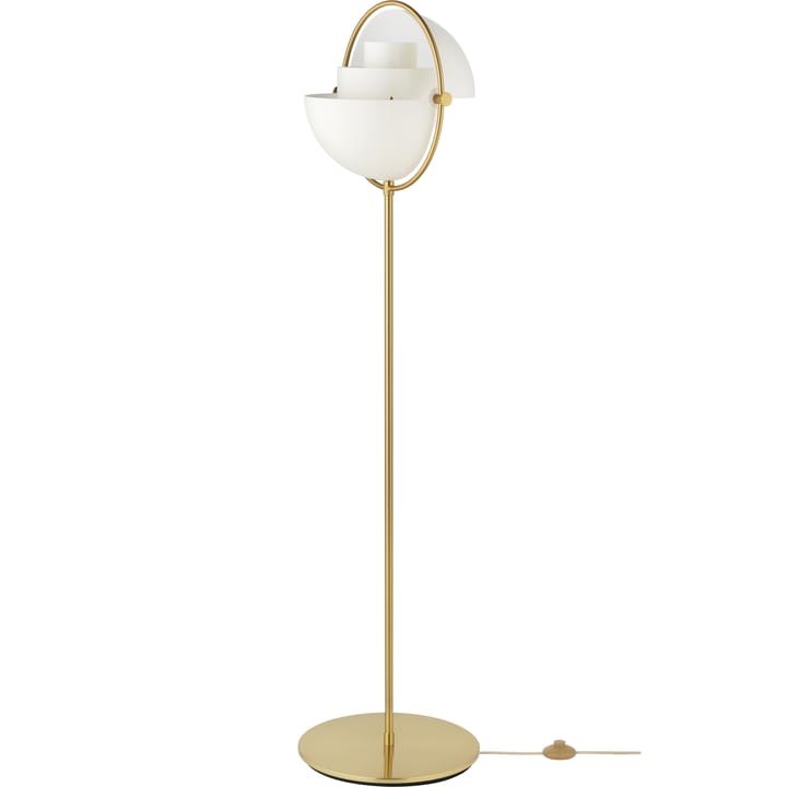 Lámpara de pie Multi-Lite , Latón-blanco GUBI