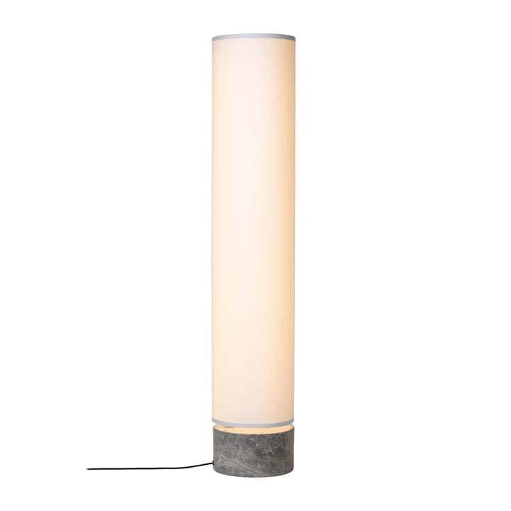 Lámpara de pie Unbound 120 cm - Blanco-mármol gris - Gubi