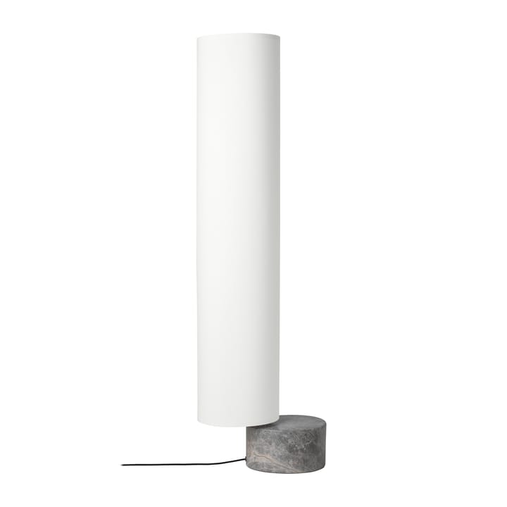 Lámpara de pie Unbound 120 cm, Blanco-mármol gris GUBI