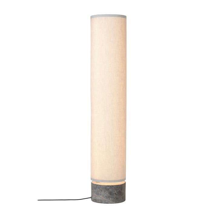 Lámpara de pie Unbound 120 cm - Tejido-mármol gris - Gubi