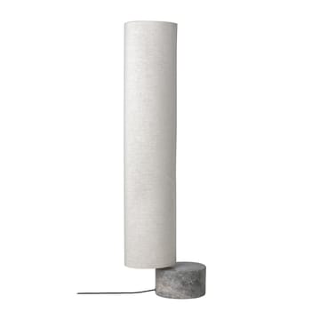 Lámpara de pie Unbound 120 cm - Tejido-mármol gris - GUBI