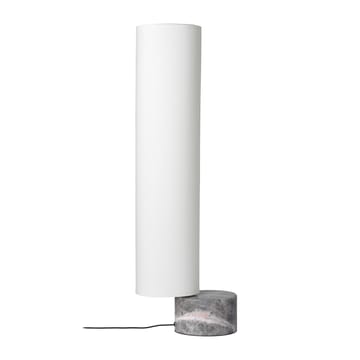Lámpara de pie Unbound 80 cm - Blanco-mármol gris - GUBI