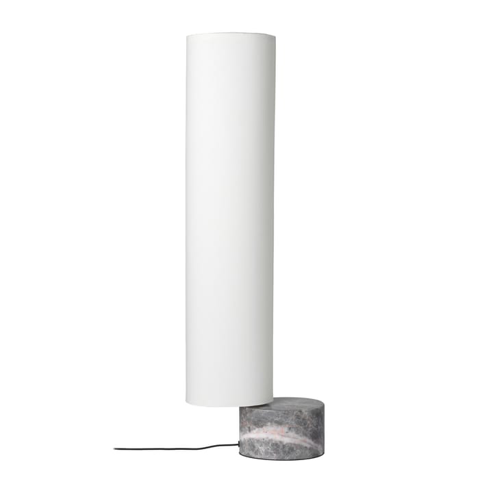 Lámpara de pie Unbound 80 cm, Blanco-mármol gris GUBI