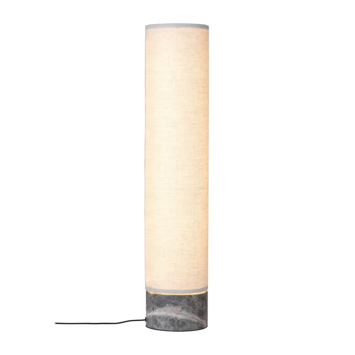 Lámpara de pie Unbound 80 cm - Tejido-mármol gris - Gubi